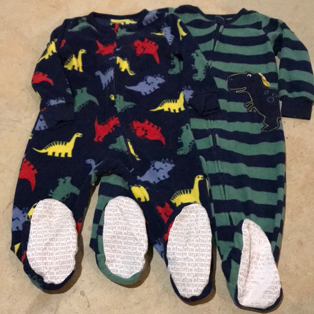 Absorba Fleece Footie Pajamas